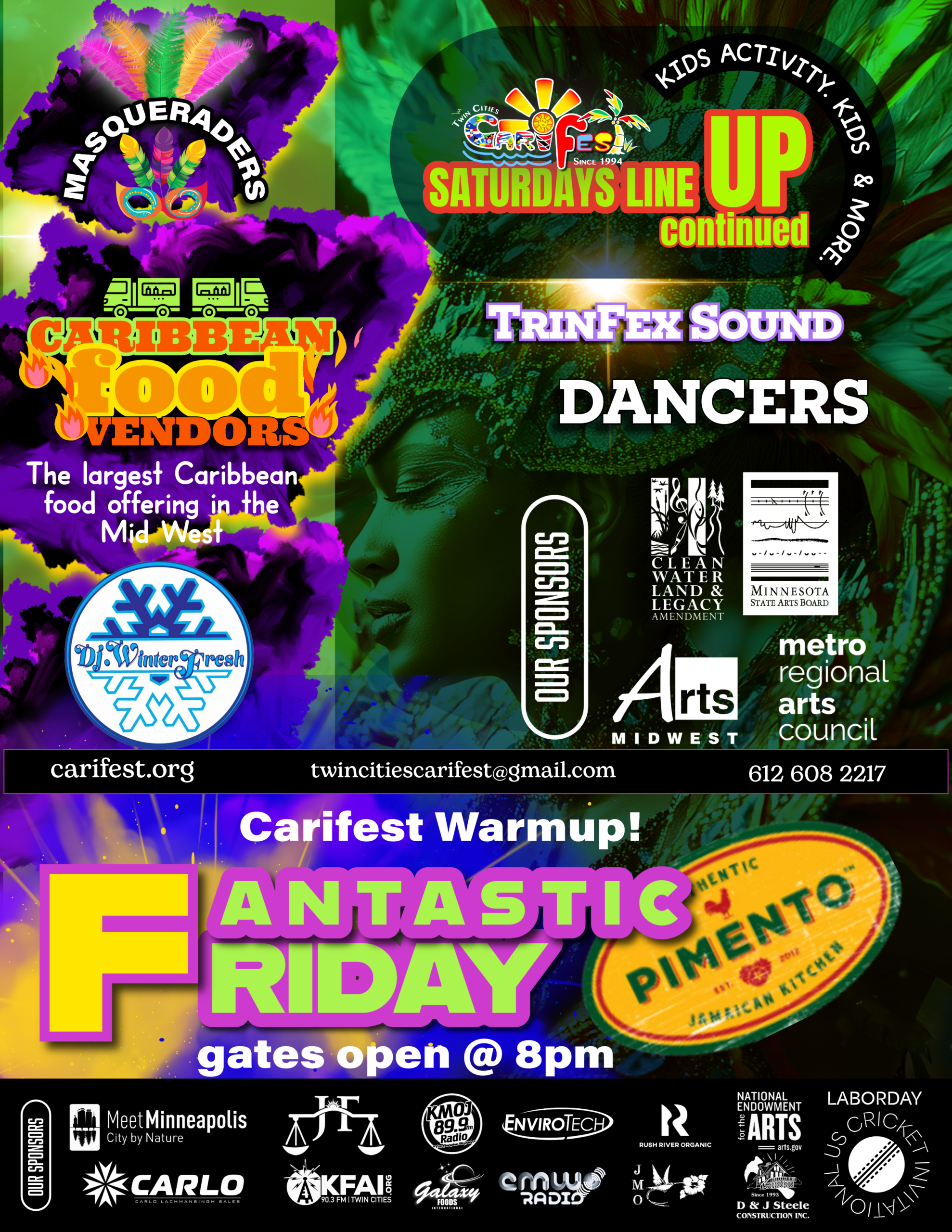 Carifest Fantasic Friday 2026 flyer.